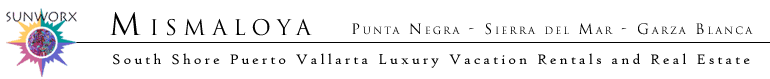 The Mismaloya and South Shore Puerto Vallarta luxury vacation rentals and real estate listings bulletin board helps connect shoppers with owners to rent out their vacation villas, casas and condos in areas like Punta Negra, Sierra del Mar, Garza Blanca and Los Arcos