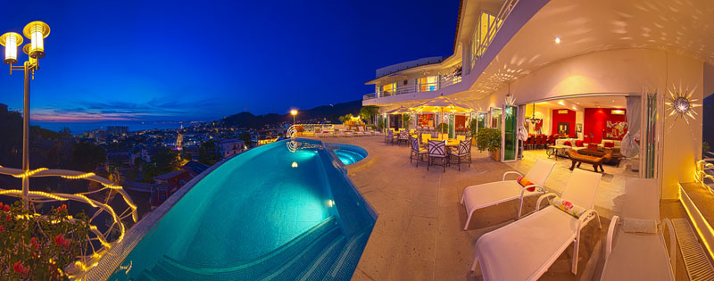 Casa Yvonneka - Luxury vacation villa rental overlooking downtown Puerto Vallarta